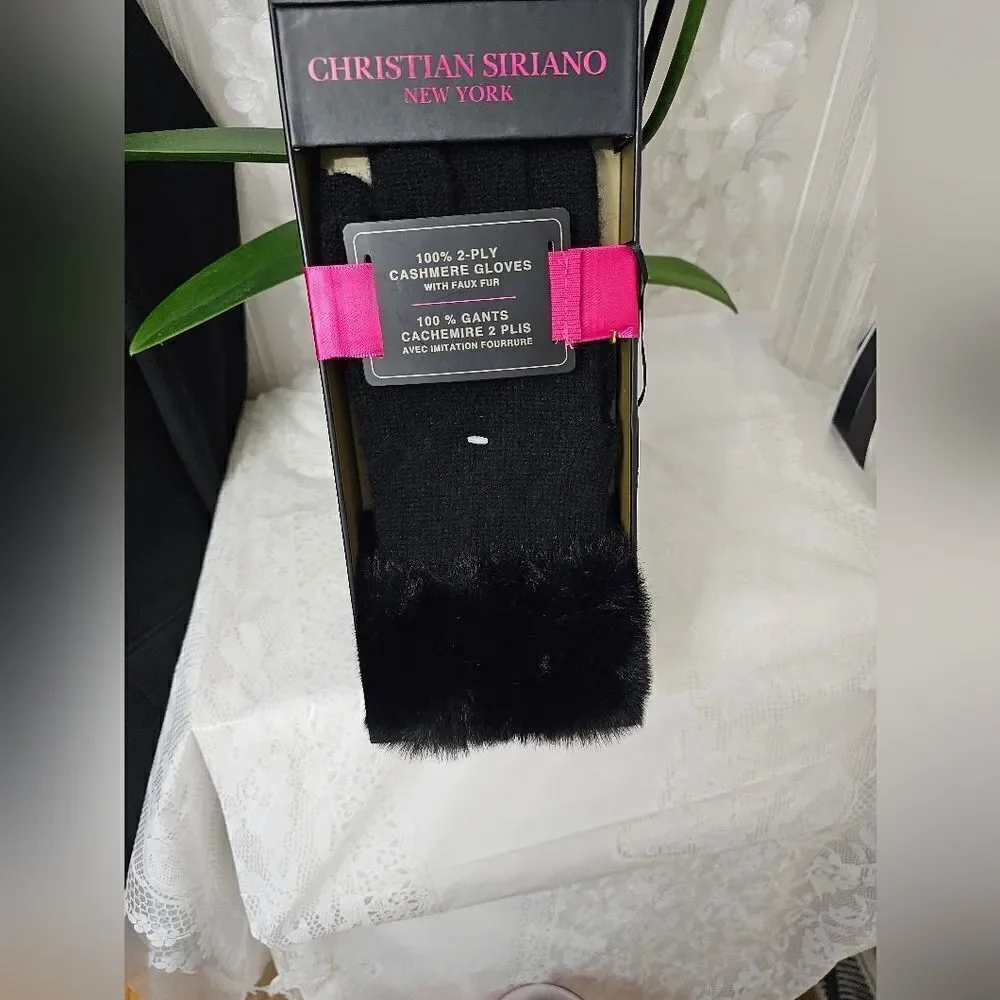 Christian Siriano Cashmere Gloves NIB